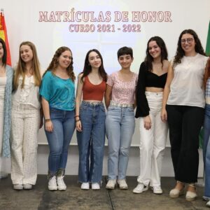 MATRÍCULAS DE HONOR DEL CURSO 21 – 22