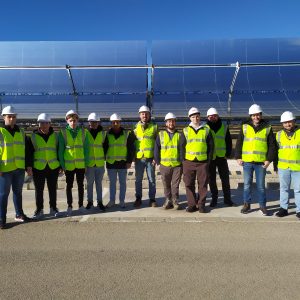Alumnado del CFGS de Energías Renovables visita la planta Temosolar HELIO ENERGY