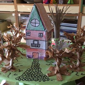 MAQUETA DE UN PUEBLO EN 3D