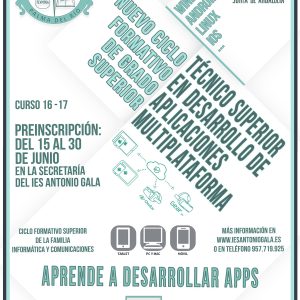 NUEVO CICLO FORMATIVO EN NUESTRO CENTRO