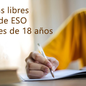 Obtención del título de Graduado en ESO para mayores de 18 años. Convocatoria 2023