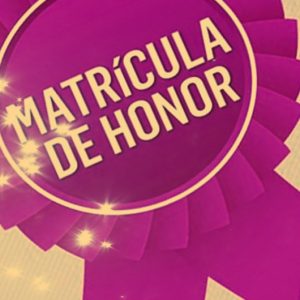 Alumnado con Matrícula de Honor. Curso 19-20